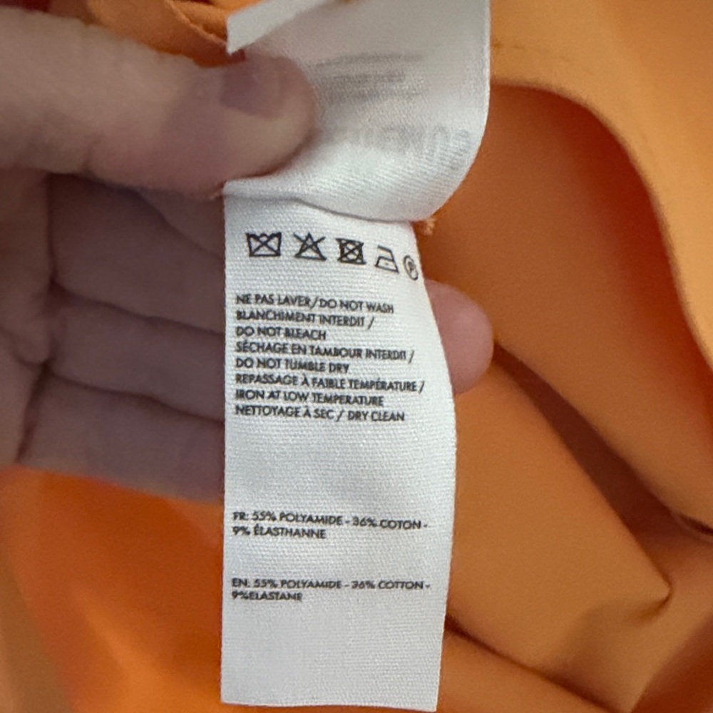 Jacquemus Vibrant Orange Draped Button-Up Dress - Picture 3 of 5